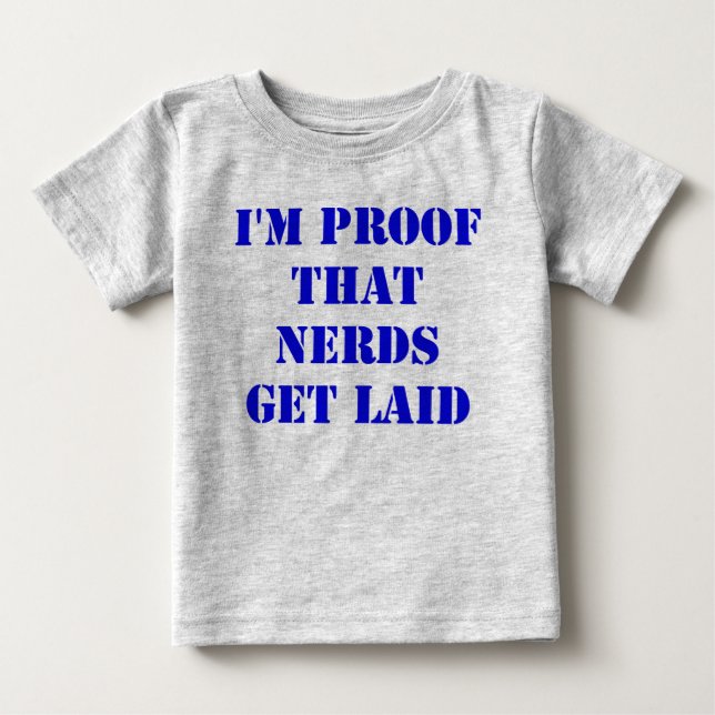 Camiseta Eu sou a prova de que Nerd são roubados (Frente)