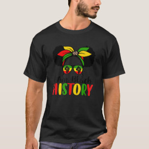 Camiseta Eu Sou A Rapariga Da História Negra Afro Amor Rain