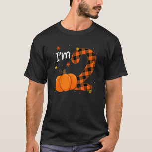 Camiseta Eu sou a segundo aniversário de Bombeiros Xadrez d