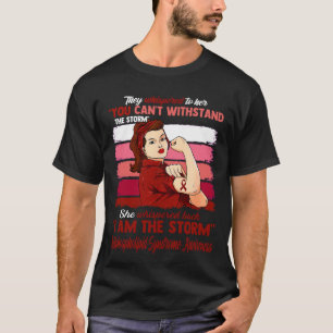 Camiseta Eu Sou A SENSIBILIZAÇÃO ANTIFOSFOLÍPIDA Tempestade