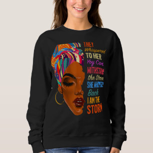 Camiseta Eu Sou A Tempestade - A Melanina Negra Afro-Americ