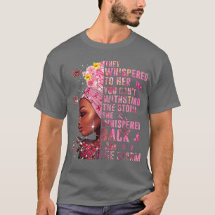 Camiseta Eu Sou A Tempestade A Mulher Negra Depois Do Cance