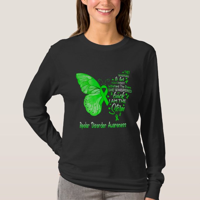 Camiseta Eu Sou A Tempestade A Perturbação Bipolar A Consci (Frente)