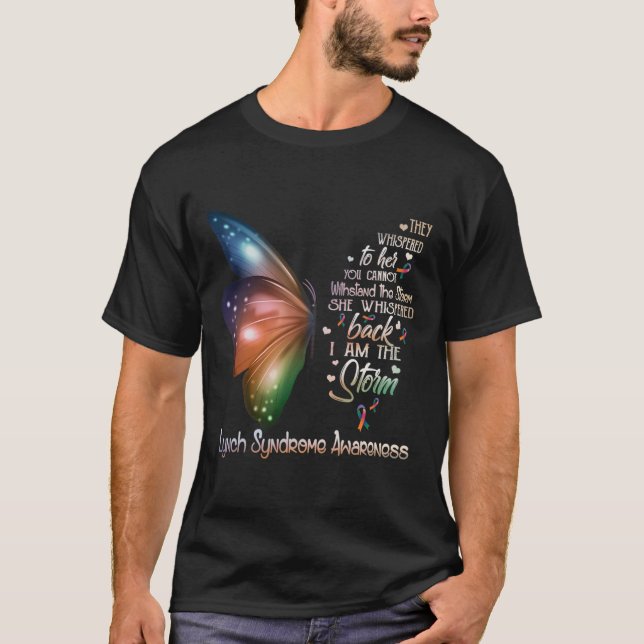 Camiseta Eu Sou A Tempestade A Síndrome De Lynch A Borbolet (Frente)