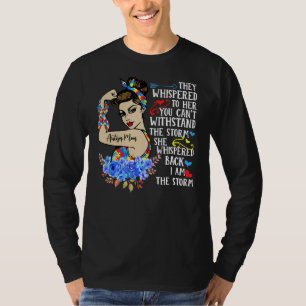 Camiseta Eu Sou A Tempestade Autismo Mãe Conscientização Pe