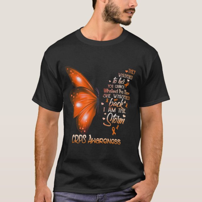 Camiseta Eu Sou A Tempestade Crps Consciência Borboleta (Frente)