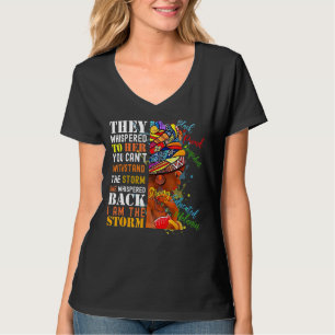Camiseta Eu Sou A Tempestade História Negra Mês