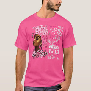 Camiseta Eu sou a tempestade Mulheres Negras Canceres do pe