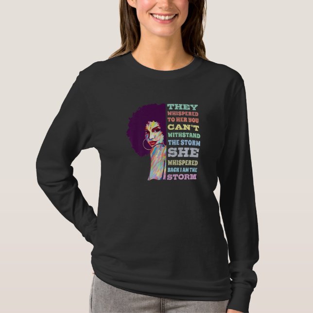 Camiseta Eu Sou A Tempestade O Orgulho Americano História N (Frente)