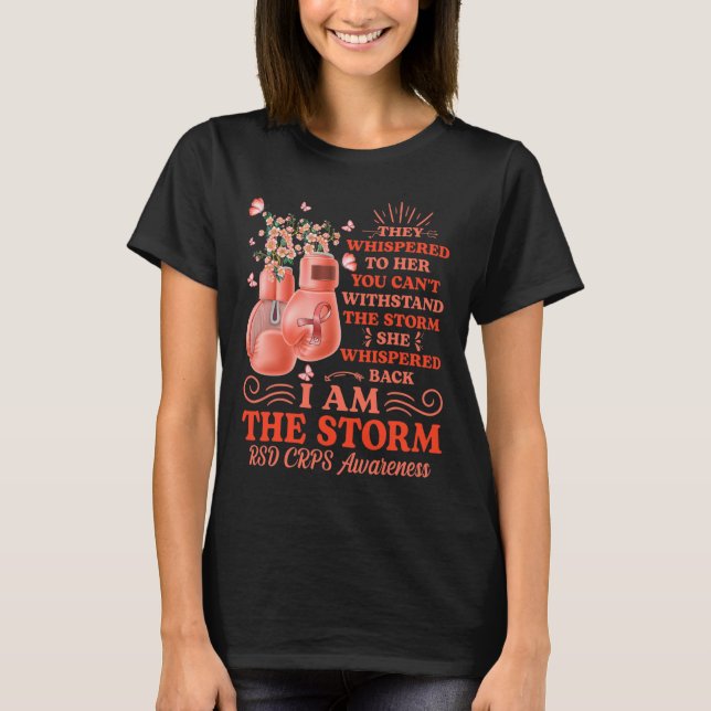 Camiseta Eu Sou A Tempestade Rsd Crps Consciência Boxando L (Frente)