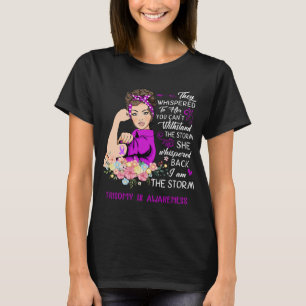 Camiseta Eu Sou A Tempestade Trisomia 18 Consciência