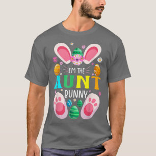 Camiseta Eu sou a tia Bunny, a Páscoa da família.