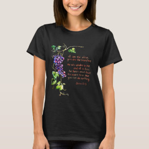 Camiseta Eu Sou a Videira Você são os Ramos João 15 5