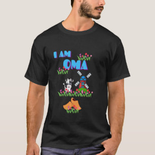 Camiseta EU SOU A VOVÓ (Avó) VACA, MOINHO DE VENTO, TULIPAS