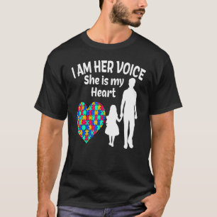 Camiseta Eu Sou A Voz Dela Ela É A Minha Consciência Do Aut