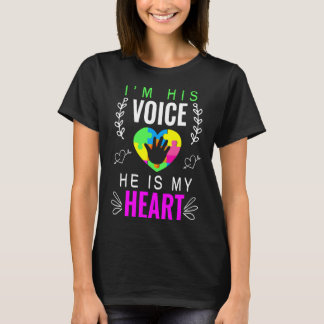 Camiseta Eu Sou A Voz Dele Ele É A Minha Consciência Do Aut