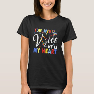 Camiseta Eu Sou A Voz Dele, Ele É O Meu Puzzle Da Consciênc