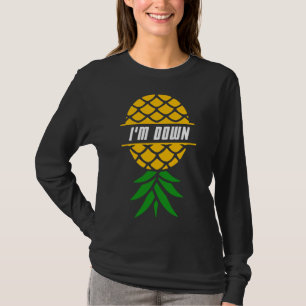 Camiseta Eu sou Abaixo Abacaxi Tropical Fruta Havaiana Vaca