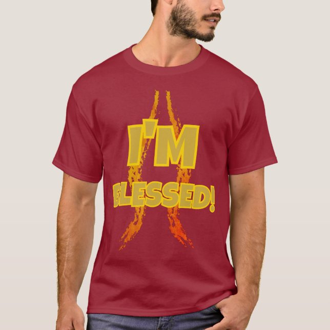 CAMISETA EU SOU ABENÇOADO! (Frente)