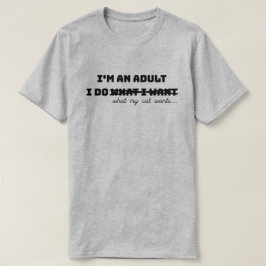 Camiseta Eu Sou Adulto Faço O Que Quero