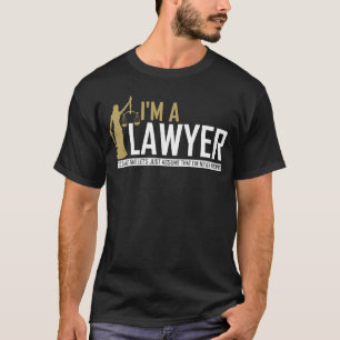 Camiseta Eu sou advogado advogado.