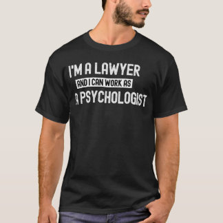 Camiseta eu sou advogado e posso trabalhar como um fungo ps