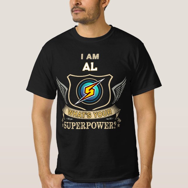 Camiseta Eu Sou AL Qual É Seu Superpoder (Frente)