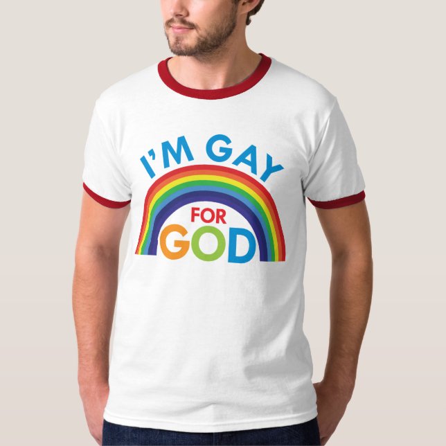 Camiseta Eu sou alegre para o deus (Frente)