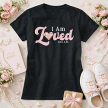 Eu Sou Amado João 3:16 Floral Coração Vale do Amor