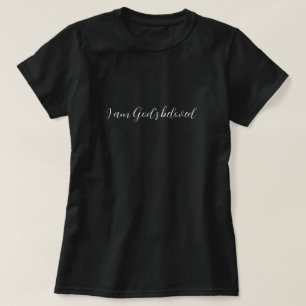 Camiseta 'Eu Sou Amado por Deus' Presente de Fé da Igreja