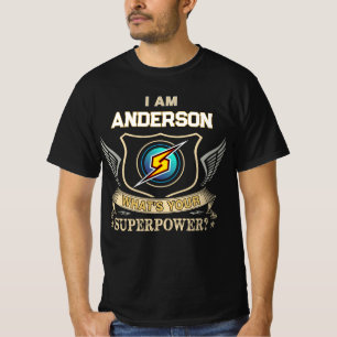 Camiseta Eu Sou ANDERSON Qual É Seu Superpoder