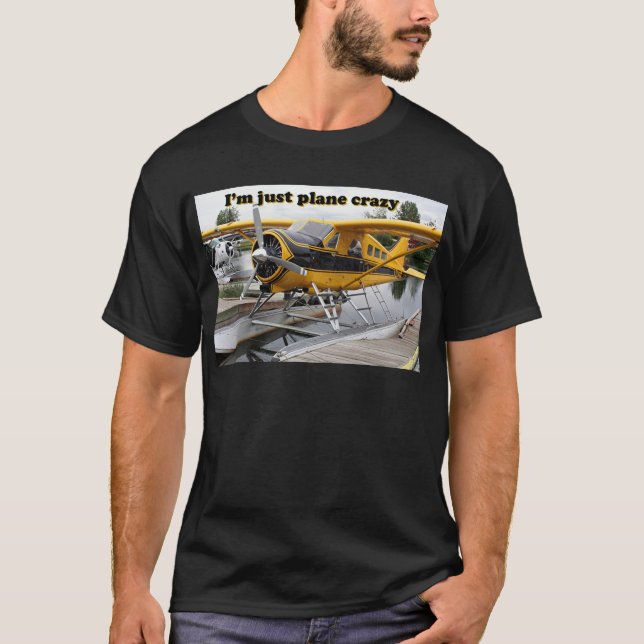 Camiseta Eu sou apenas louco plano: plano do flutuador (Frente)