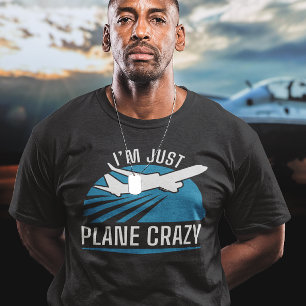Camiseta Eu sou apenas o avião louco