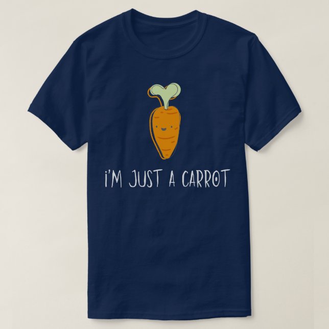 Camiseta Eu Sou Apenas Um Cenoura (Frente do Design)