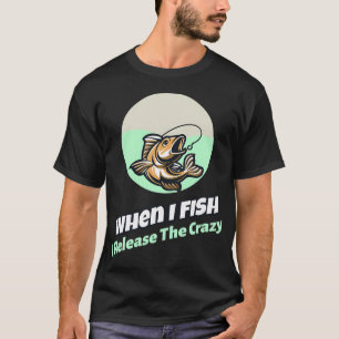 Camiseta Eu sou apenas um esquisito - pescando com estilo -