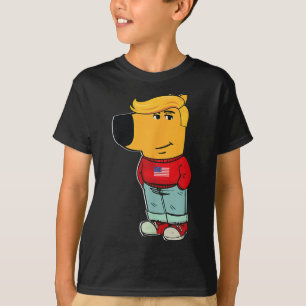 Camiseta Eu sou apenas um presidente Cara de frio Trump 202