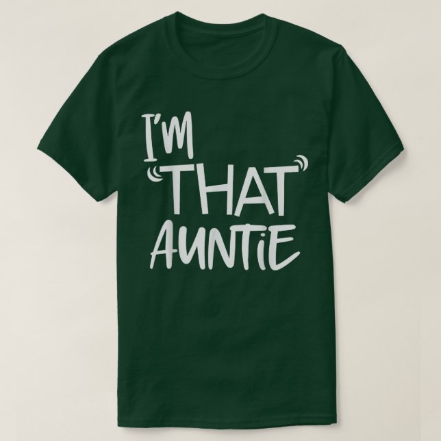 Camiseta Eu sou aquela tia Engraçada Tee (Frente do Design)