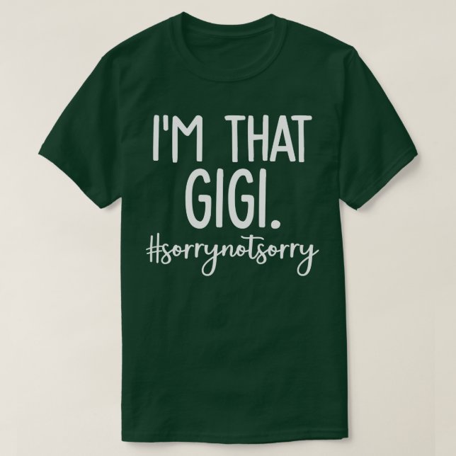 Camiseta Eu Sou Aquele Gigi 1 (Frente do Design)
