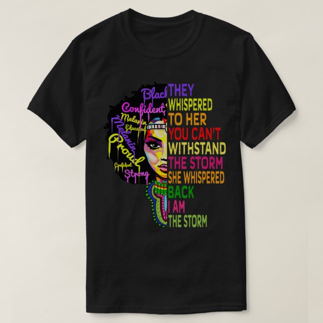 Camiseta Eu Sou As Mulheres Da Tempestade Tshirt Juneteten  (Frente do Design)
