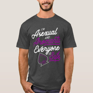 Camiseta Eu Sou Asexual E Aromântico Todos São Presentes 