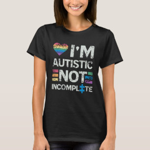 Camiseta Eu sou Autista Não Incompleto Conscientização sobr