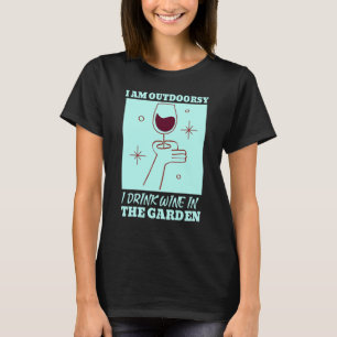 Camiseta Eu Sou Aventureiro Bebo Vinho No Jardim Vinho 1