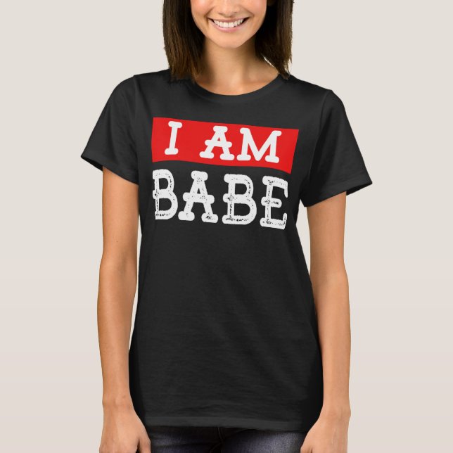 Camiseta Eu sou Babe Seu Casal Engraçado (Frente)
