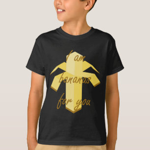 Camiseta Eu sou banana para você design de fruta engraçada 
