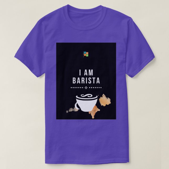 CAMISETA EU SOU BARISTA (Frente do Design)