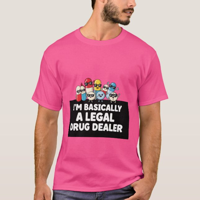 Camiseta Eu Sou Basicamente um Traficante de Droga (Frente)