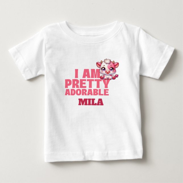Camiseta Eu Sou Bem Adorável Personalizado (Frente)