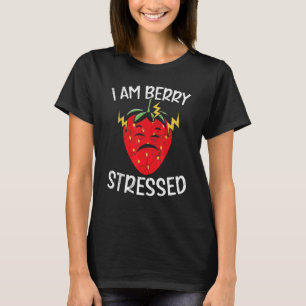 Camiseta Eu Sou Berry Salientado Fruitarista Morango Picand