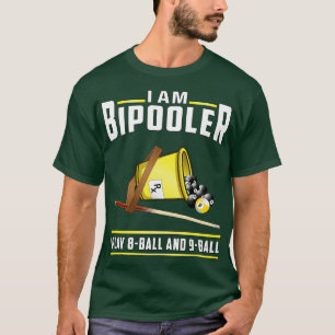 Camiseta Eu Sou Bipooler Eu Toco 8 Ball E 9 Ball