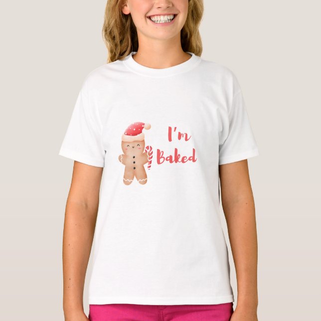 Camiseta Eu sou biscoito cozido (Frente)